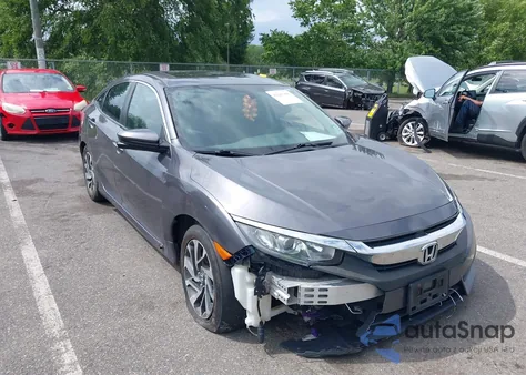 2016 Honda Civic Ex из США, поврежденный, VIN 2HGFC2F75GH566051